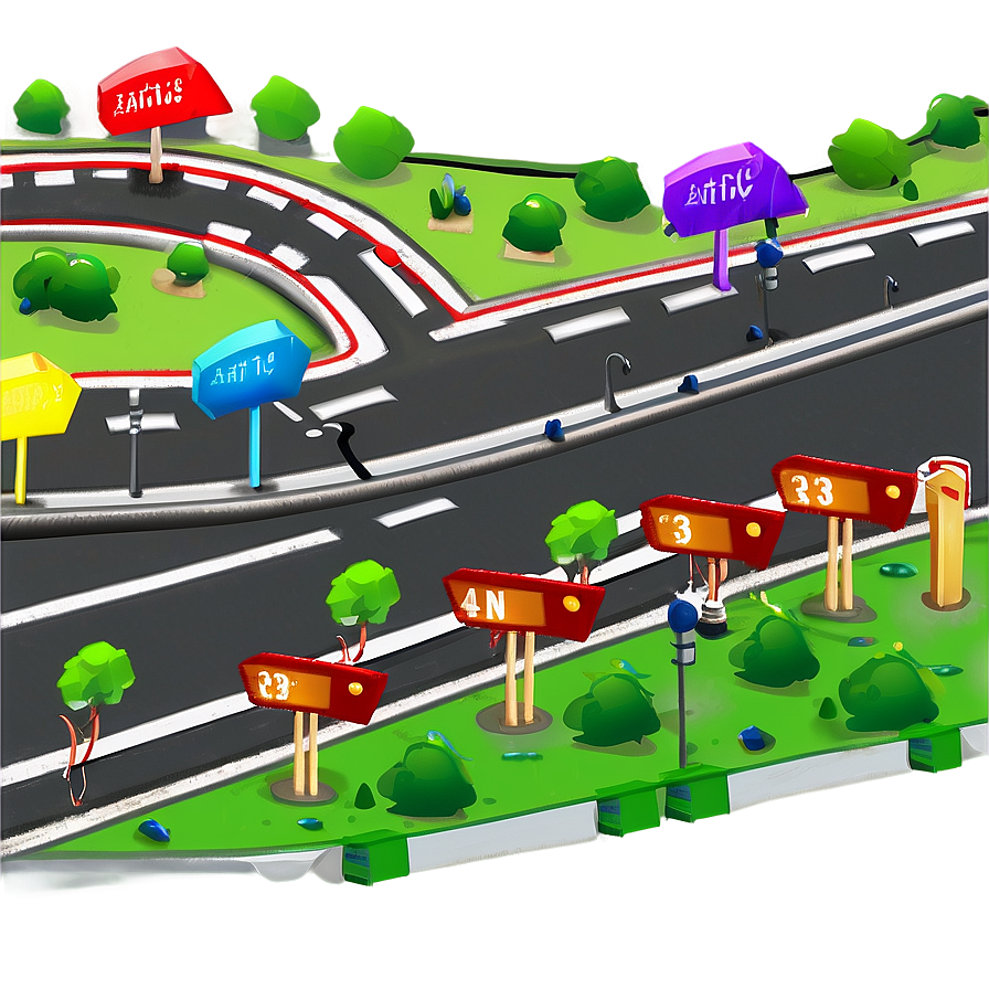 Road Map Design Png Uek45 PNG