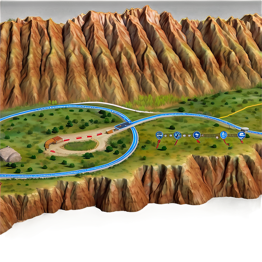 Road Map For Adventure Png 06262024 PNG