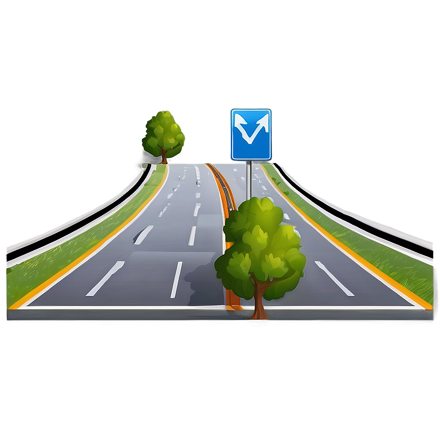 Road Map Symbol Png 06262024 PNG