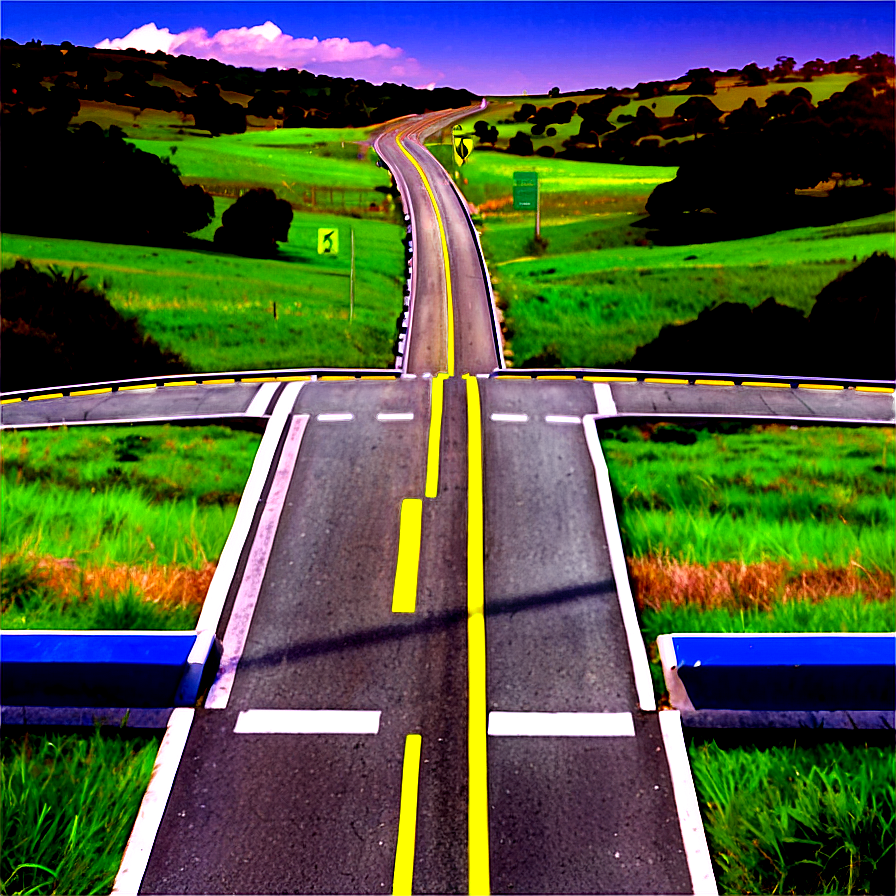 Road Map With Highlights Png Hhw56 PNG