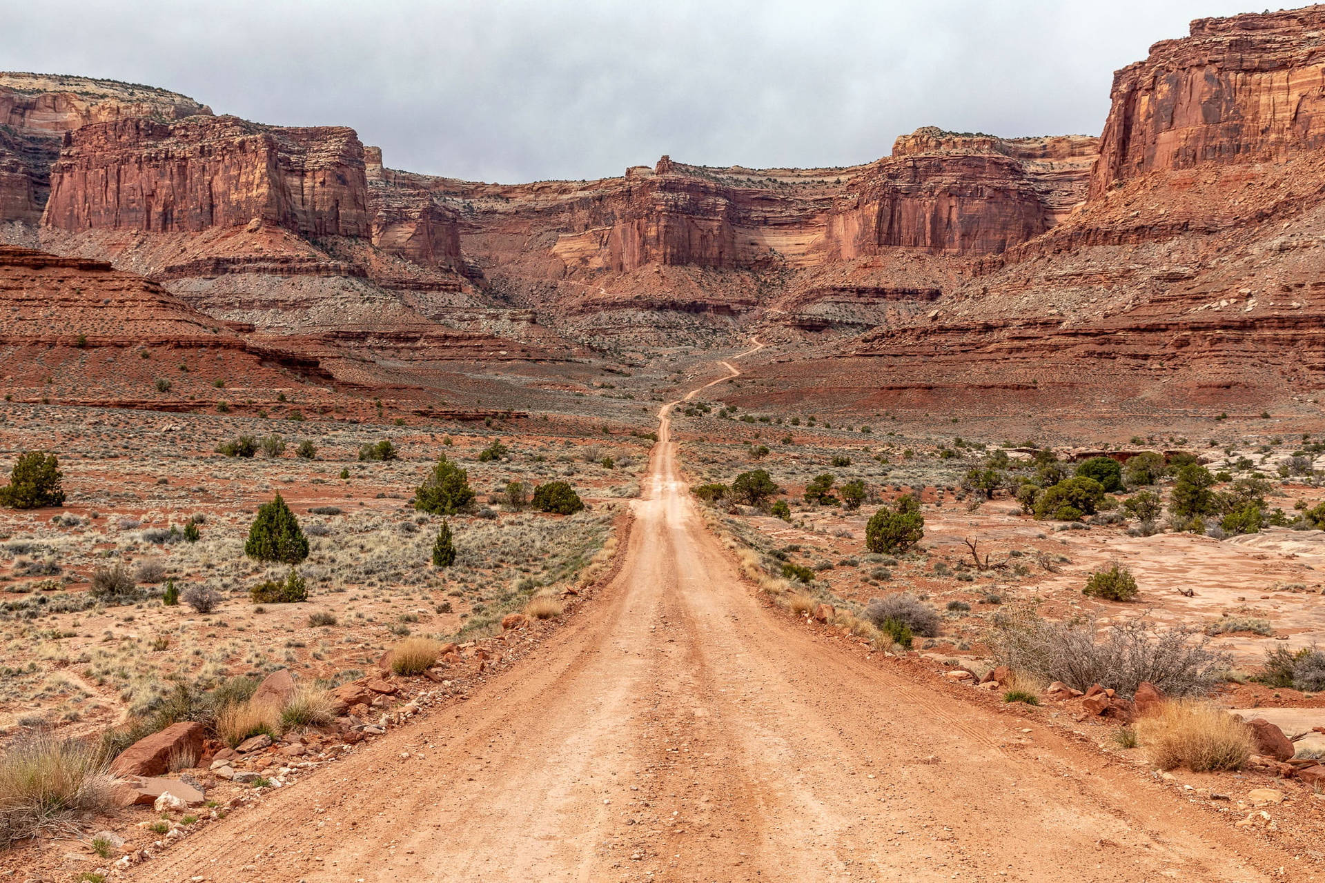 Straßezum Canyonlands-nationalpark Wallpaper