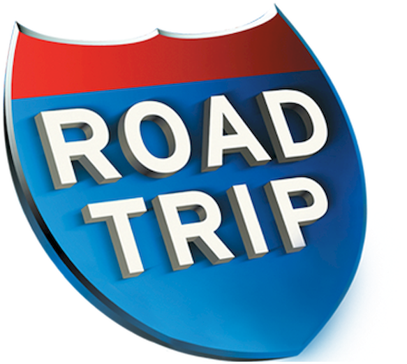 Road Trip Shield Graphic PNG