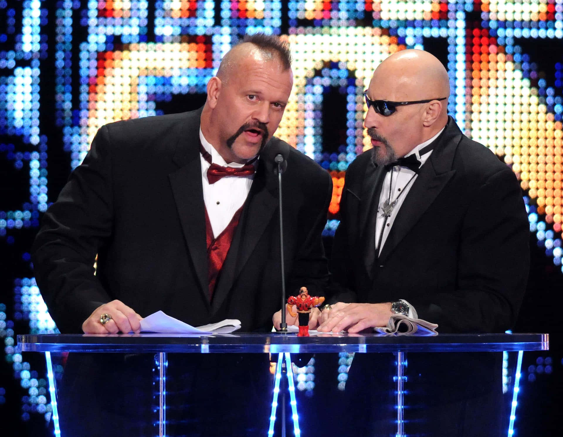 Road Warrior Animal With Manager Paul Ellering 2011 Wallpaper