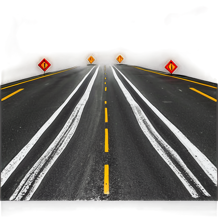 Road With Zebra Crossing Png Uty PNG