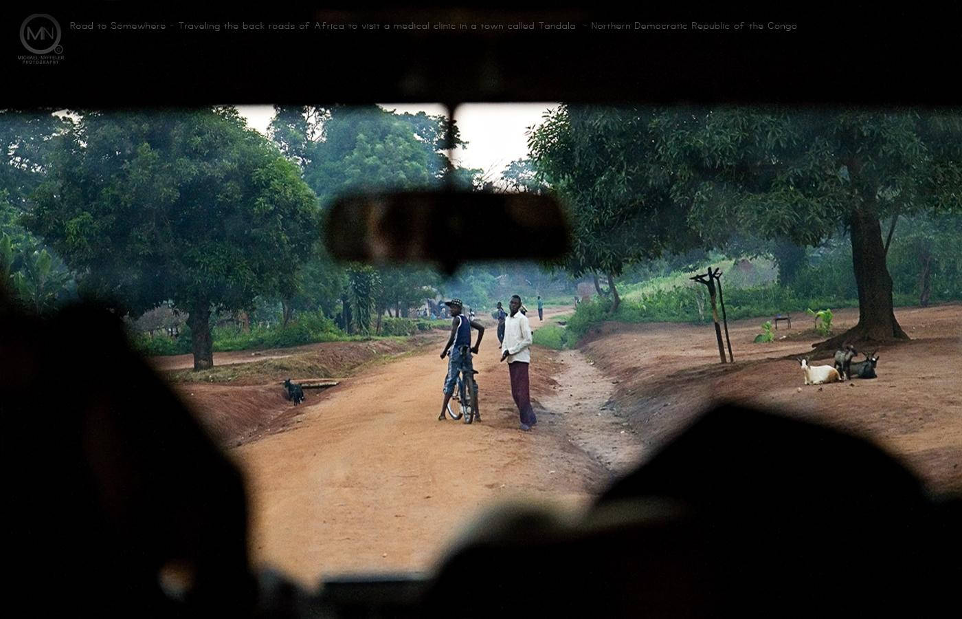 Roads And Trees In Congo Wallpaper
