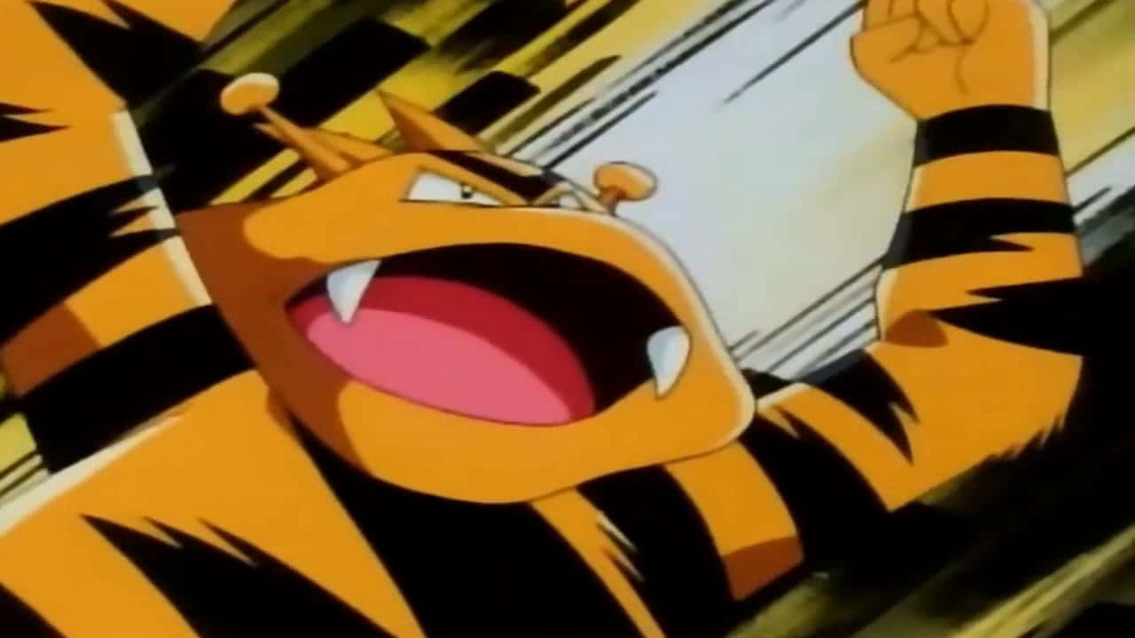 Roaring Electabuzz In Anime Wallpaper