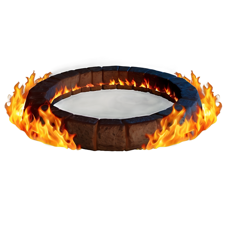 Roaring Fire Circle Png Gqg28 PNG