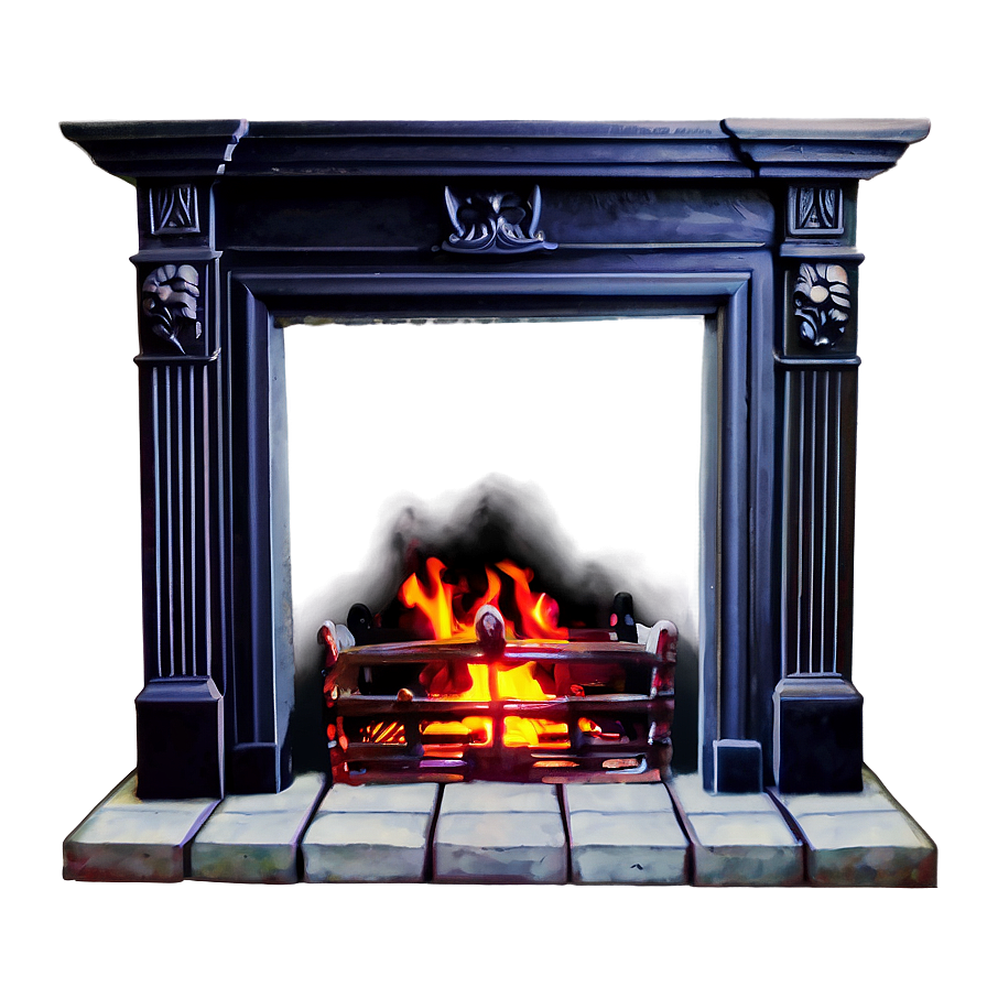 Roaring Fireplace Png A PNG