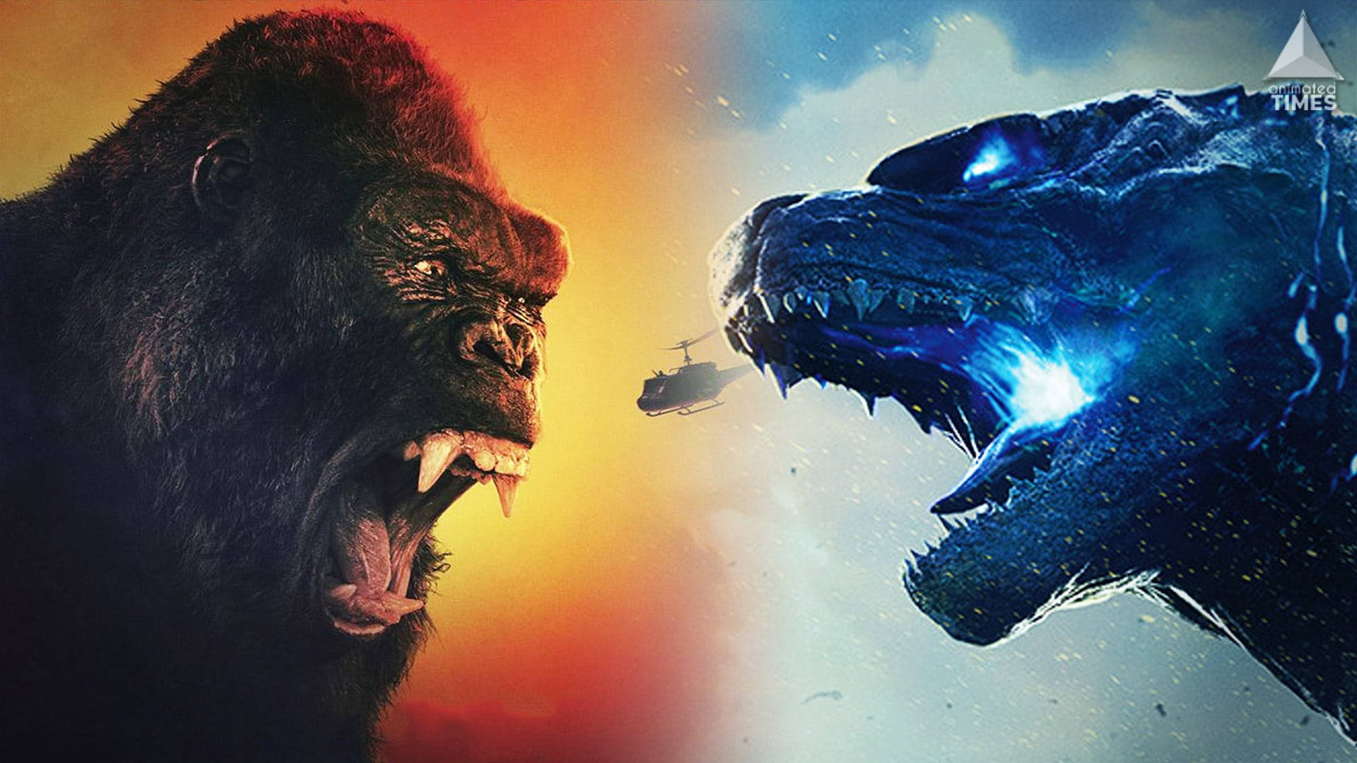 Roaring Godzilla Vs King Kong