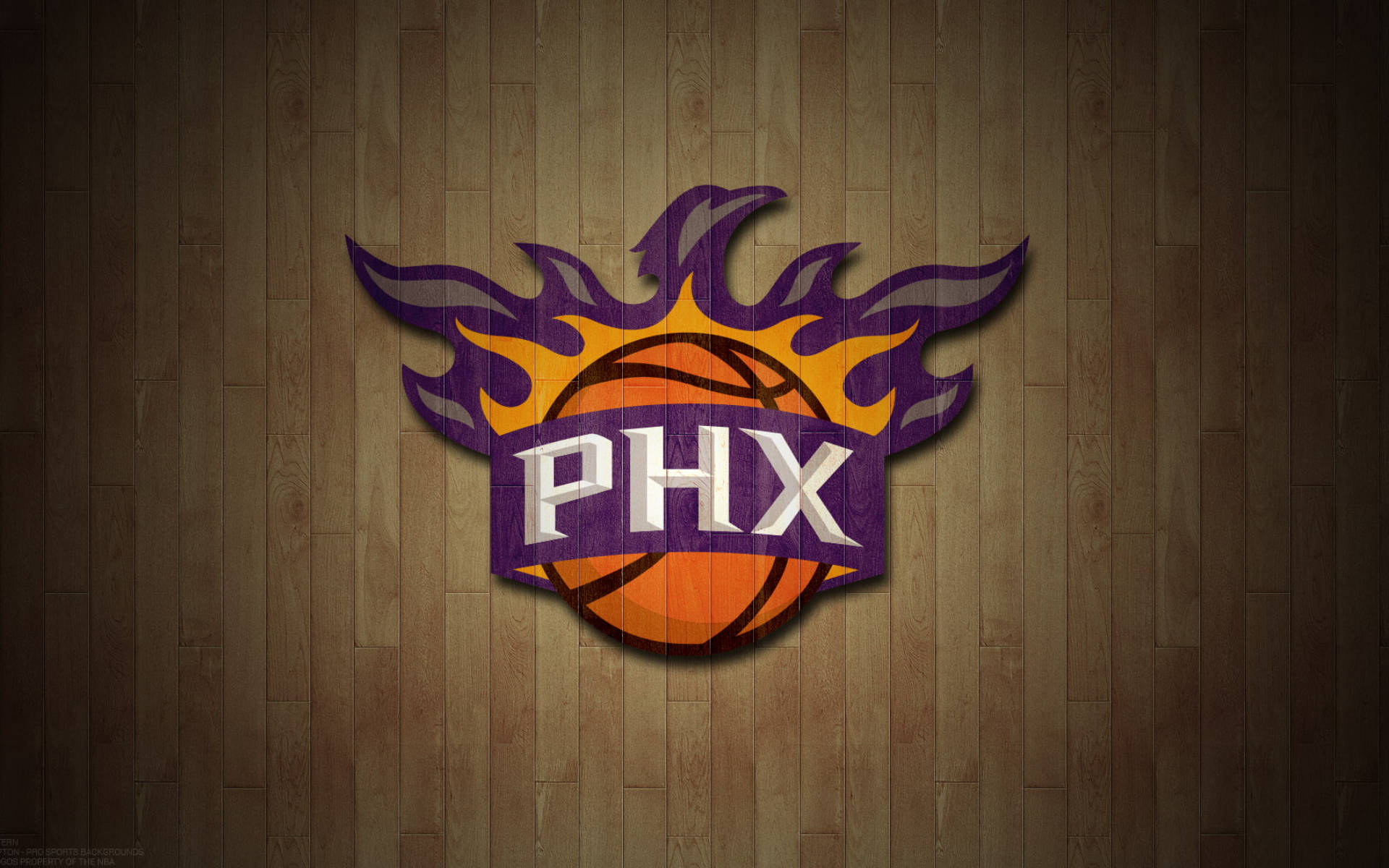 Roaring Phoenix Suns Logo Wallpaper