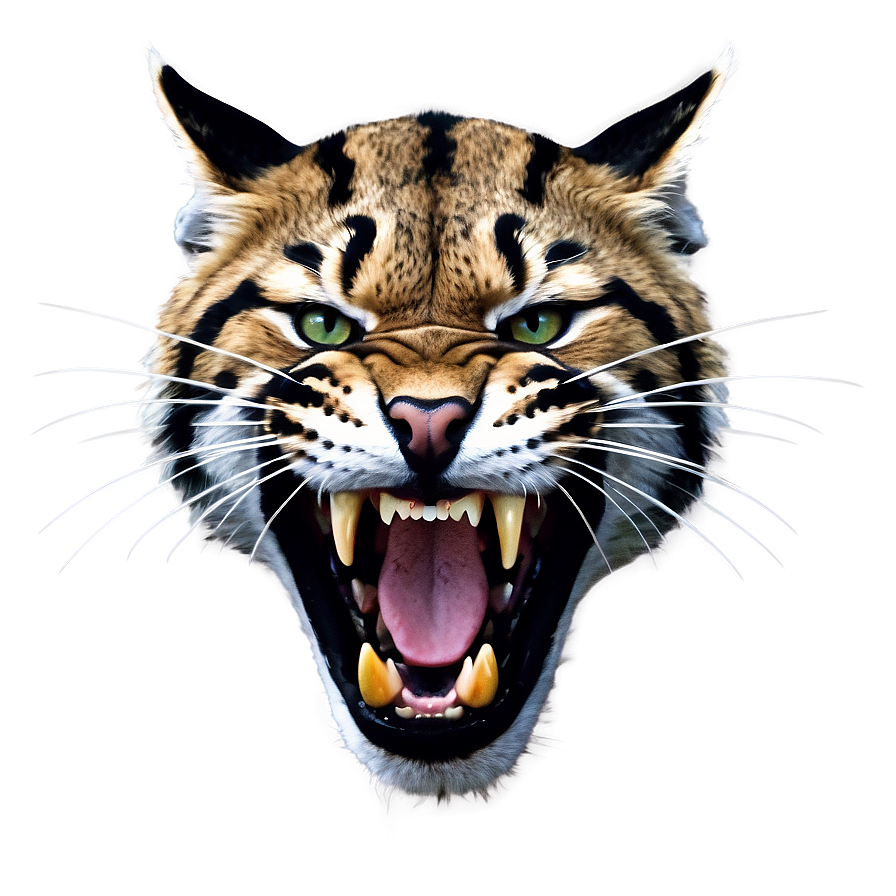 Roaring Wildcat Graphic Png 06132024 PNG