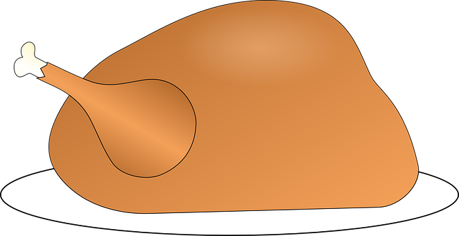 Roast Turkey Clipart PNG