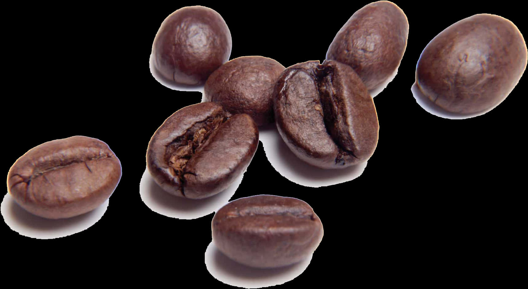 Roasted Coffee Beans Isolated PNG