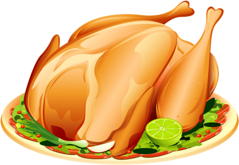 Roasted Turkey Clipart PNG