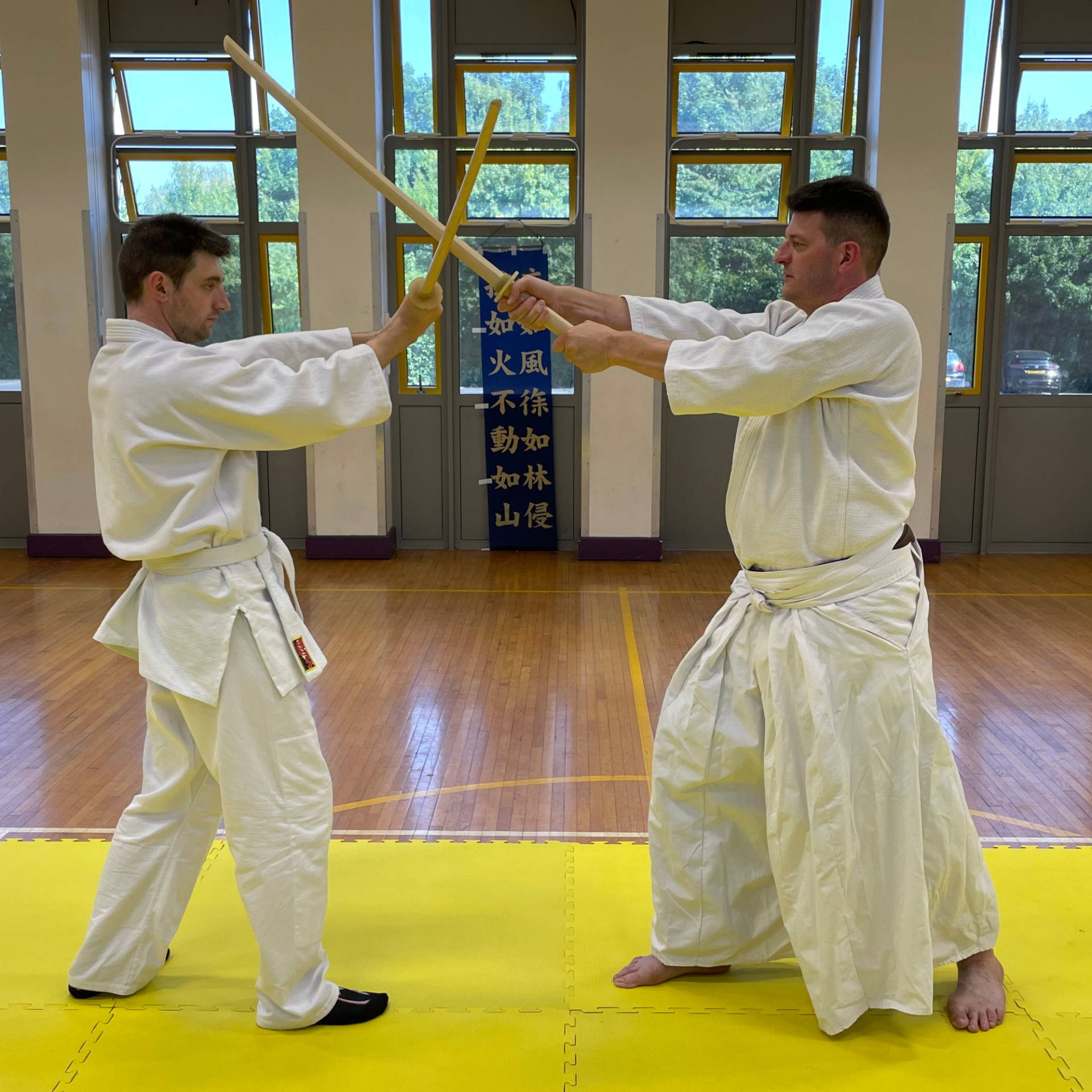 Rob og Tom Sobukai Basingstoke Martial Arts Kendo Tapet Wallpaper