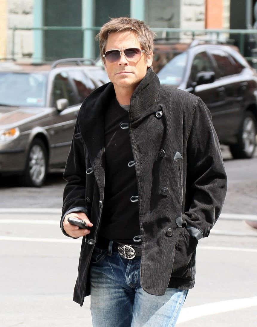 Rob Lowe, actor and comedian extraordinaire". Wallpaper