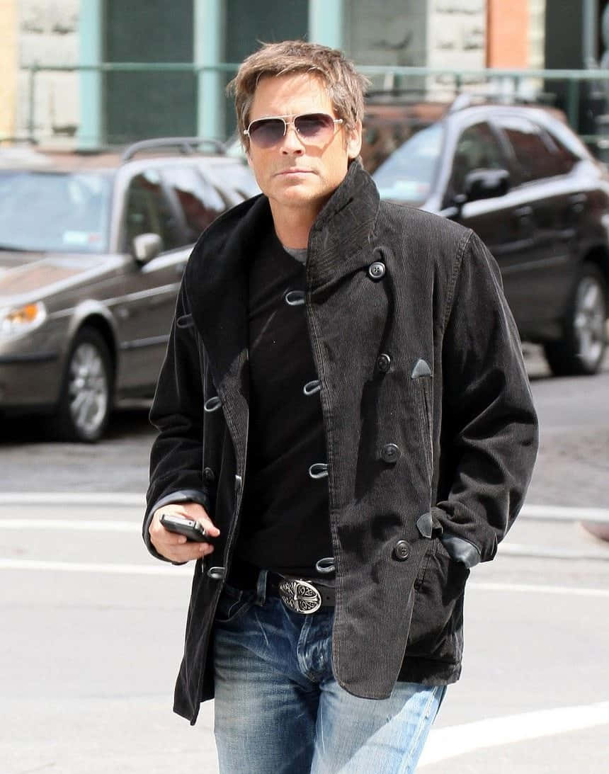 Rob Lowe, Skuespiller Og Komiker Extraordinaire. Bakgrunnsbildet