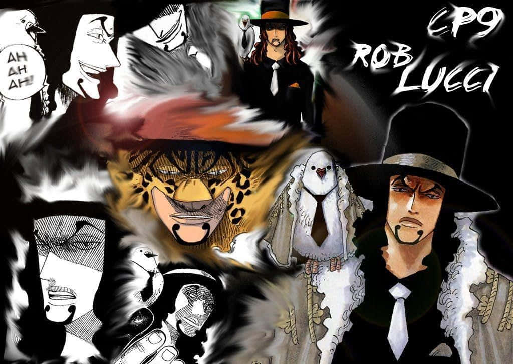 Rob Lucci, the enigmatic CP9 agent from One Piece, in an intense battle scene. Wallpaper