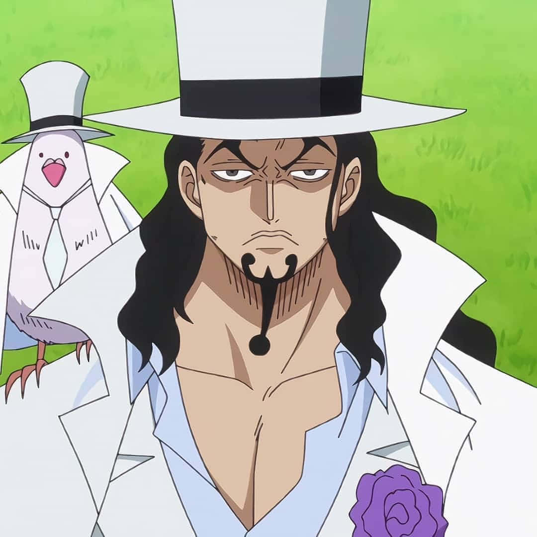 Intense Rob Lucci in Action Wallpaper