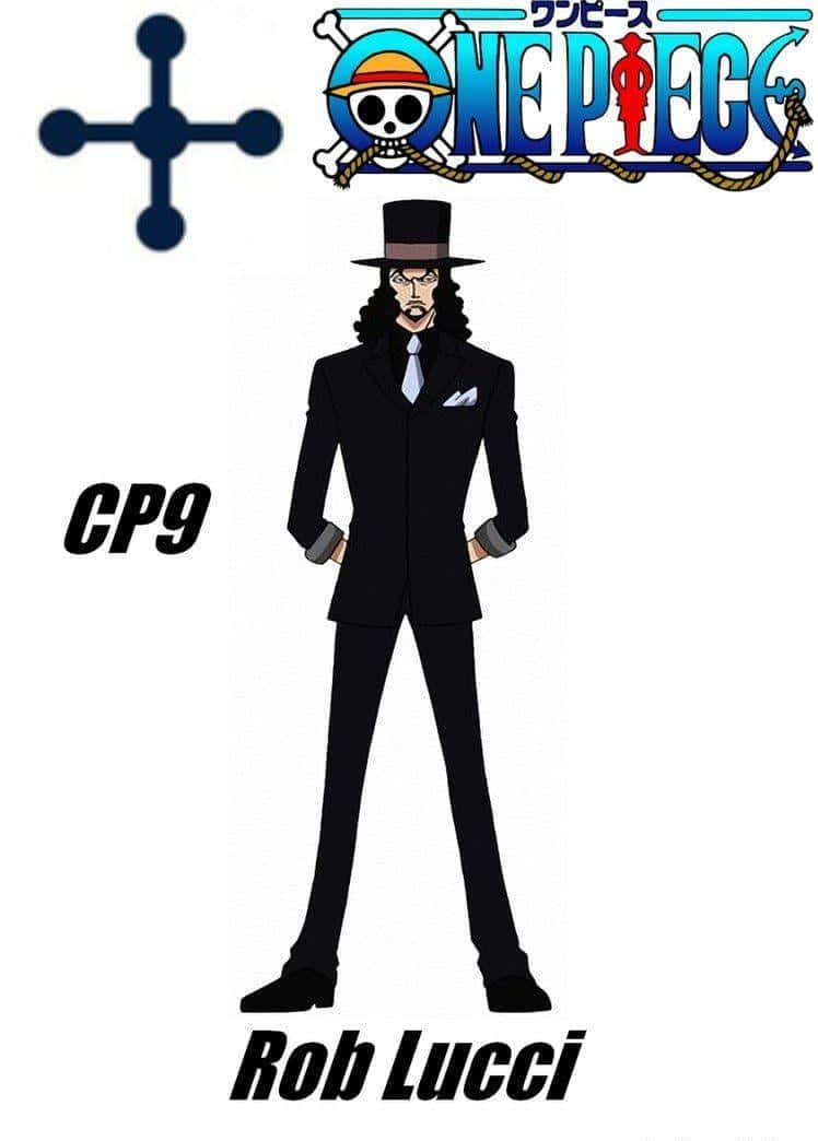 Action-Packed Rob Lucci in Battle Wallpaper