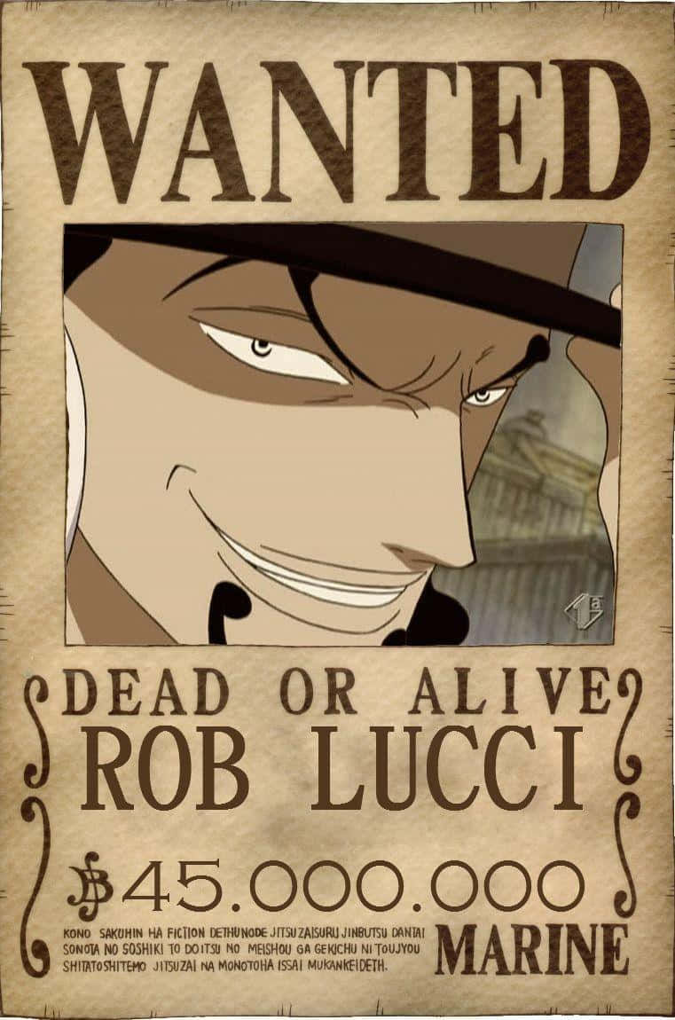 Rob Lucci: The Unstoppable Assassin Wallpaper
