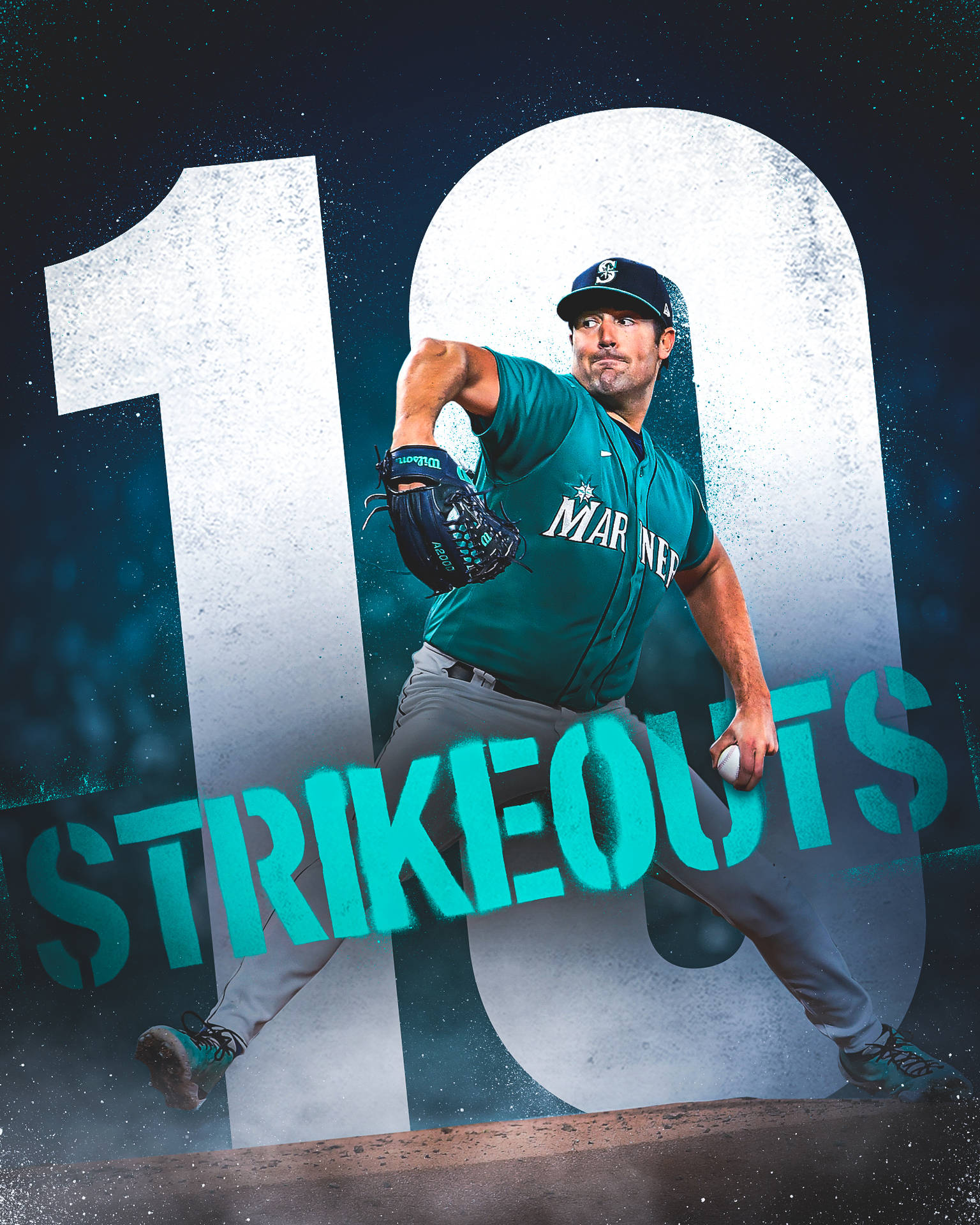 Robbie Ray 10 Strikeouts Poster Wallpaper