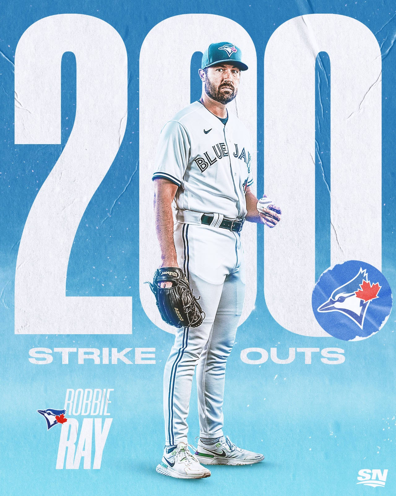 Robbie Ray 200 Strikeouts Poster Wallpaper