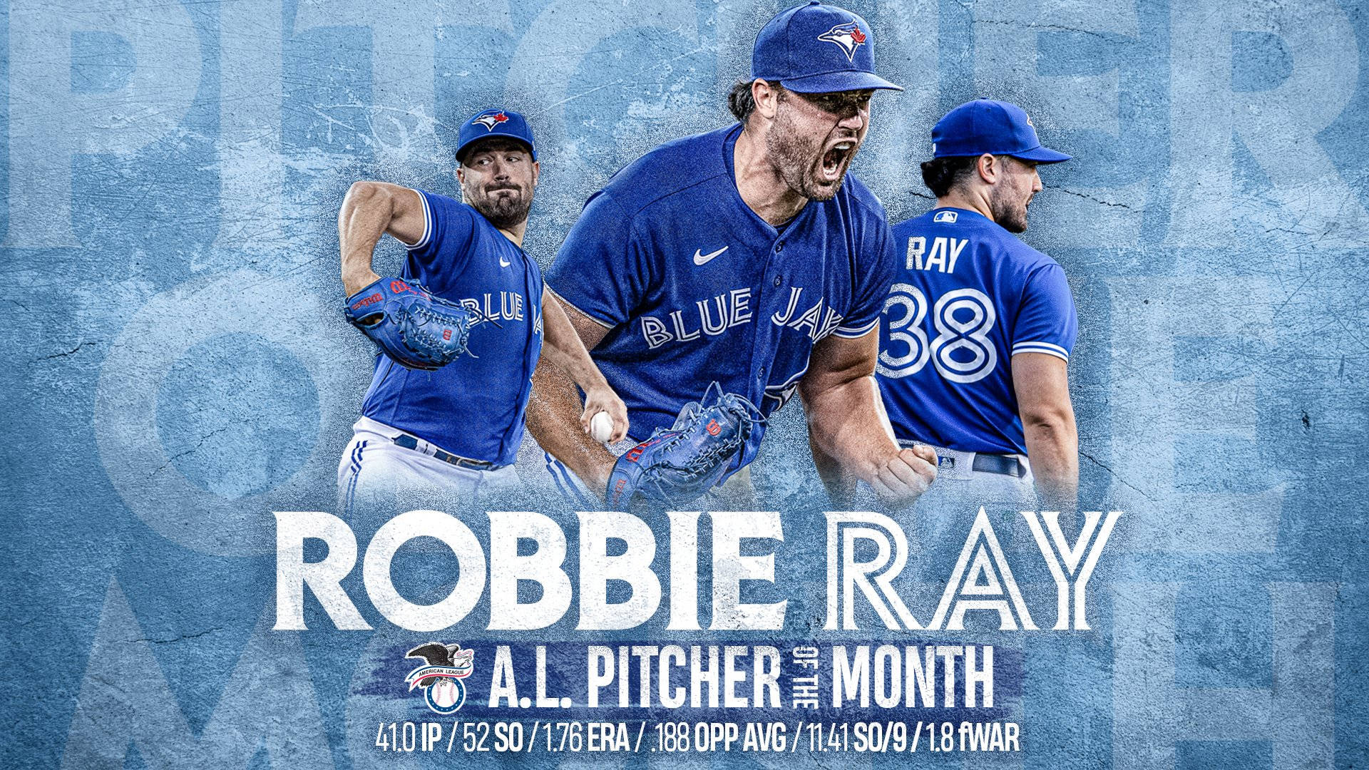 Robbie Ray A.L. Pitcher Of The Month Wallpaper