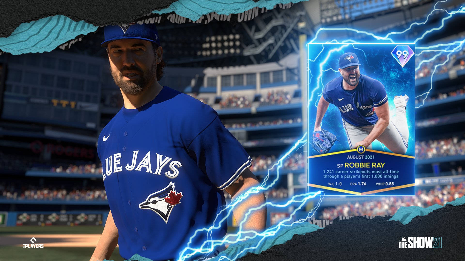 Robbie Ray With Mini-Card-Like Graphic Wallpaper