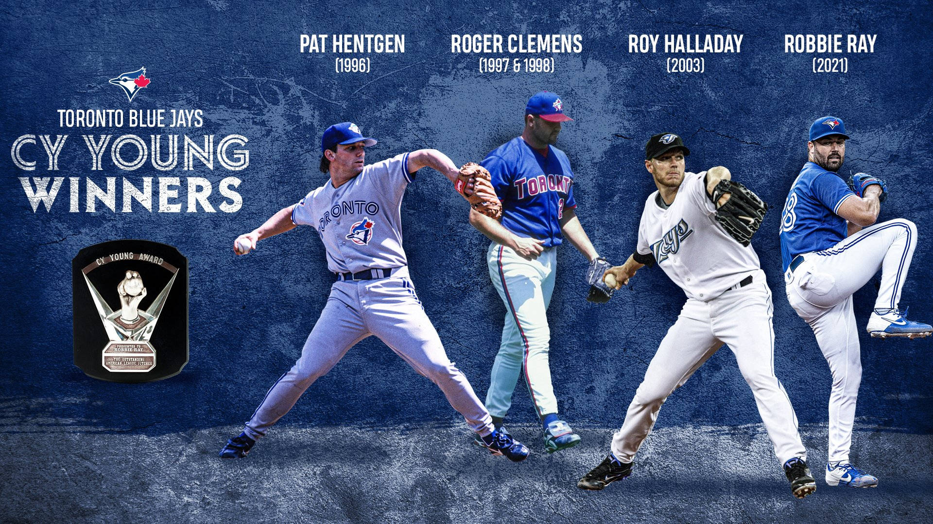 Robbie Ray With Other CY Young Winners Wallpaper