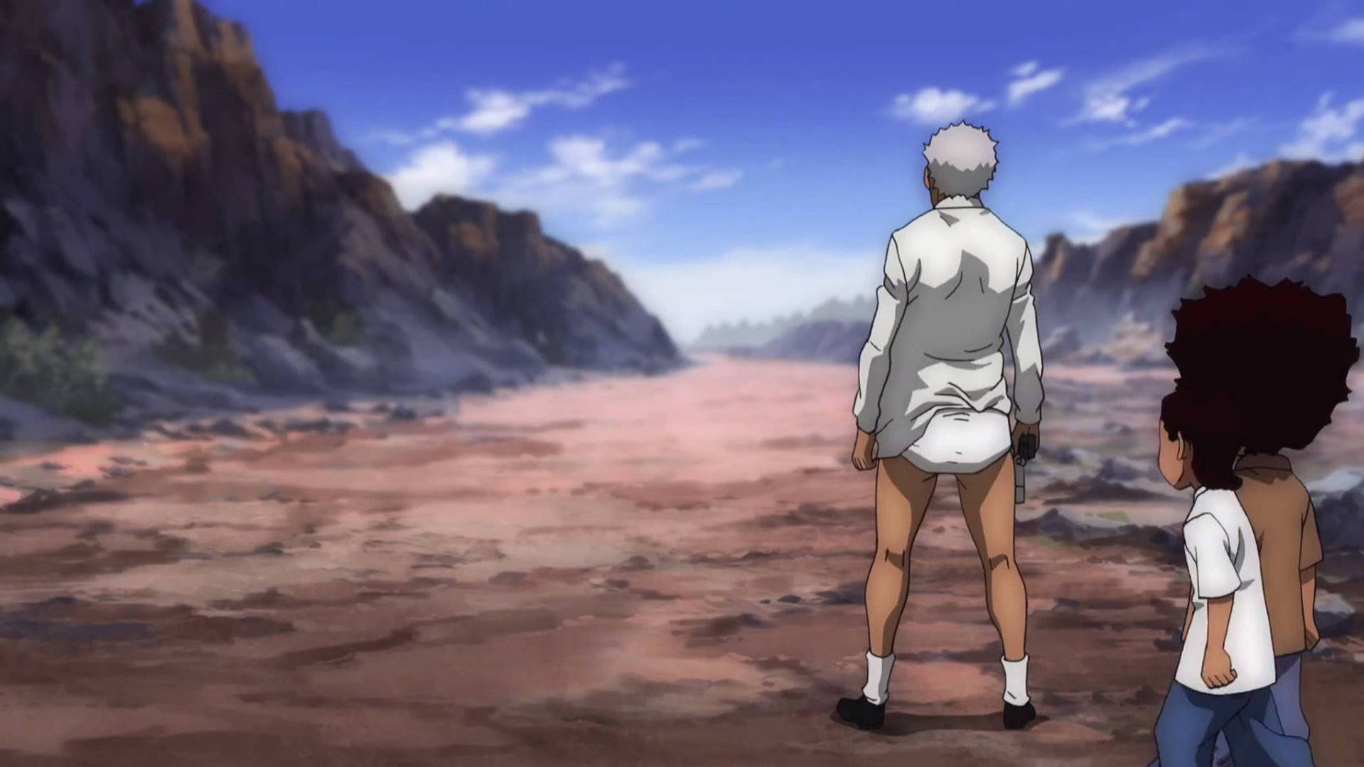 Robert Back-view Boondocks Hd Picture