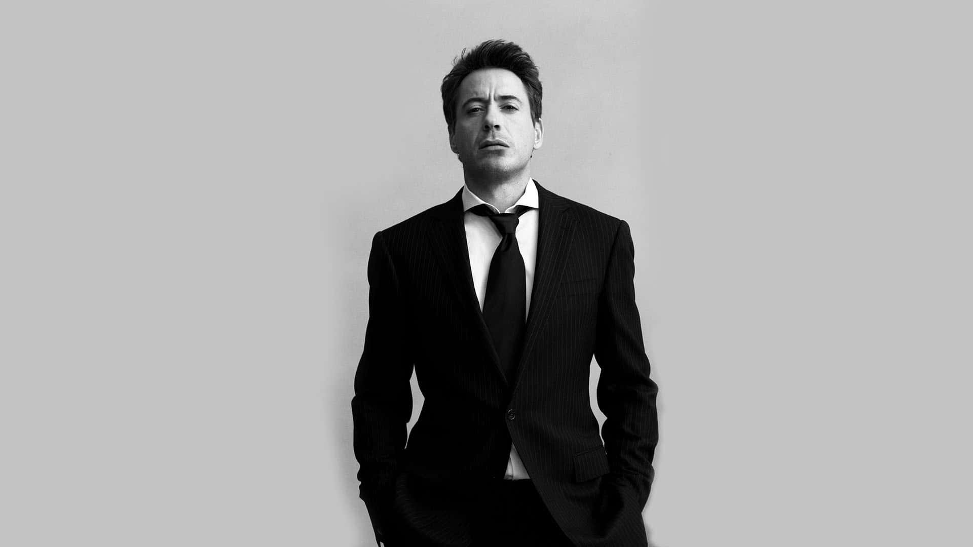 Robert Downey Jr. In Men Suit Background