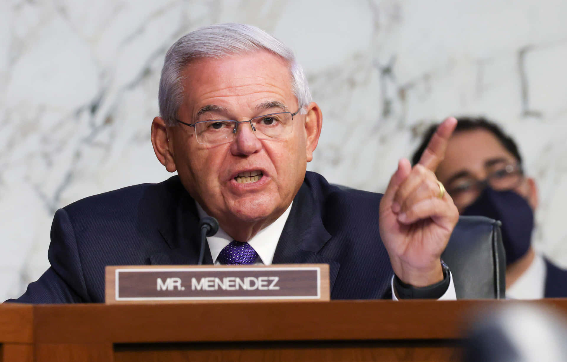 Robert Menendez Finger Wag Wallpaper