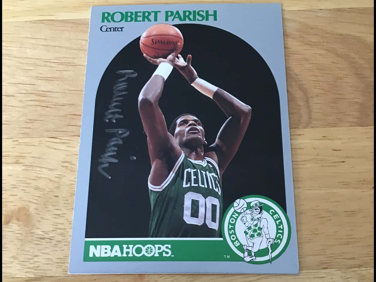 Robert Parish Basketball Collection Card Skrivebords baggrundsbillede: Wallpaper