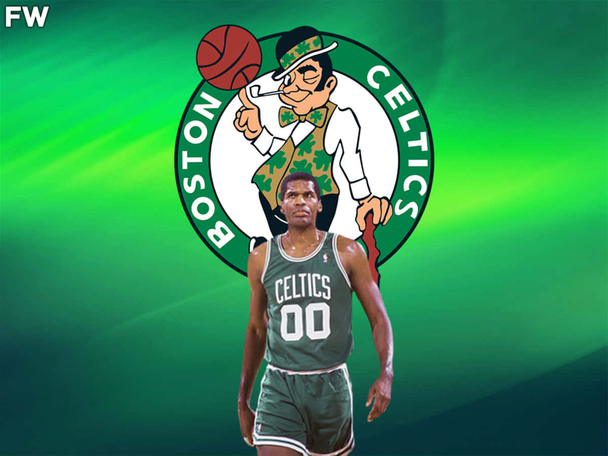 Sfondocon Robert Parish Dei Boston Celtics. Sfondo
