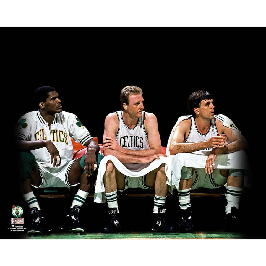 Robertparish Boston Celtics Sidelines (robert Parish Am Spielfeldrand Der Boston Celtics) Wallpaper