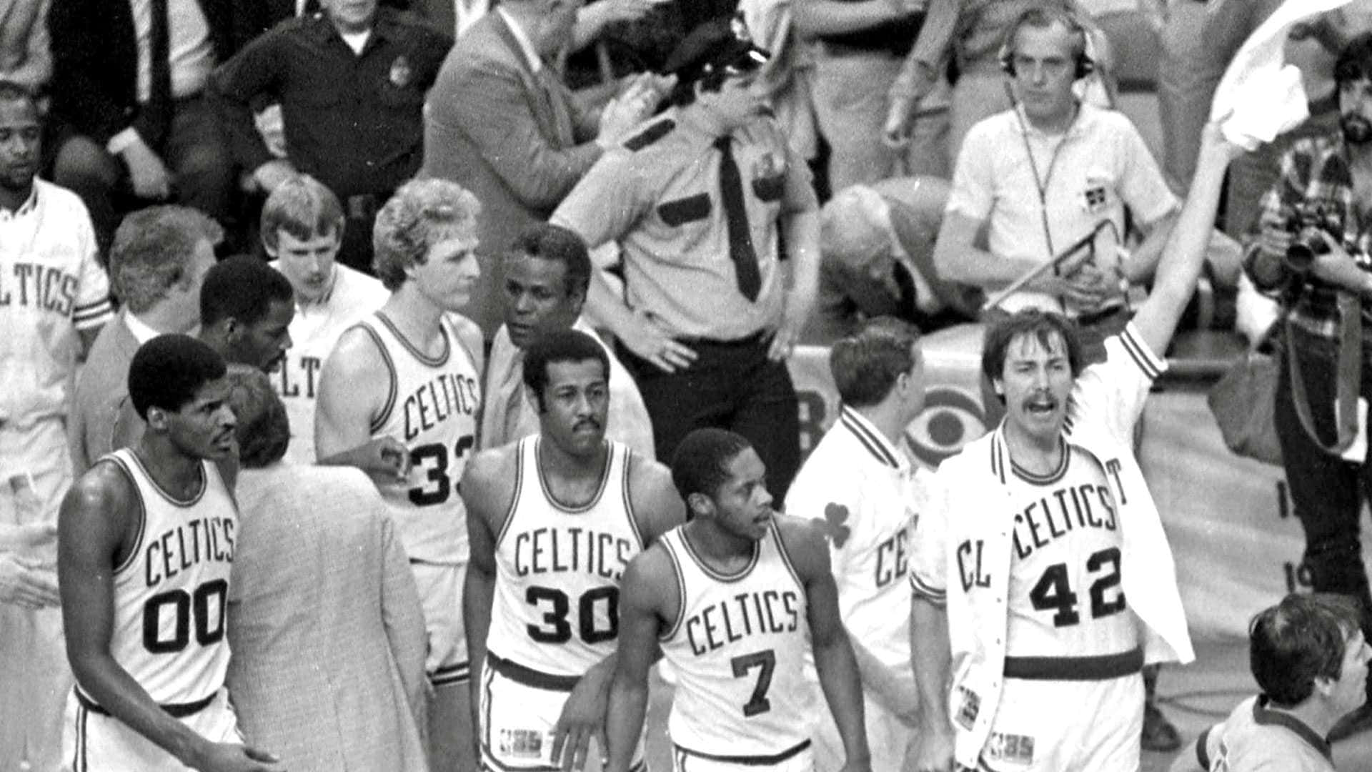 Equipode Los Boston Celtics De Robert Parish. Fondo de pantalla