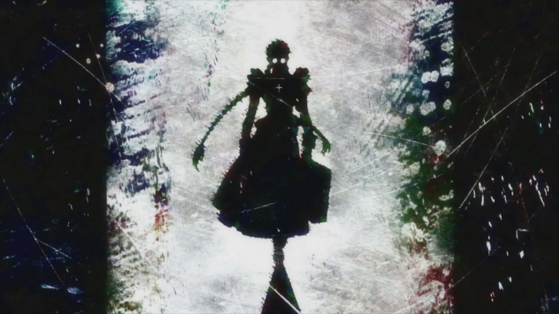 Silhouette De Roberta De Black Lagoon Fond d'écran