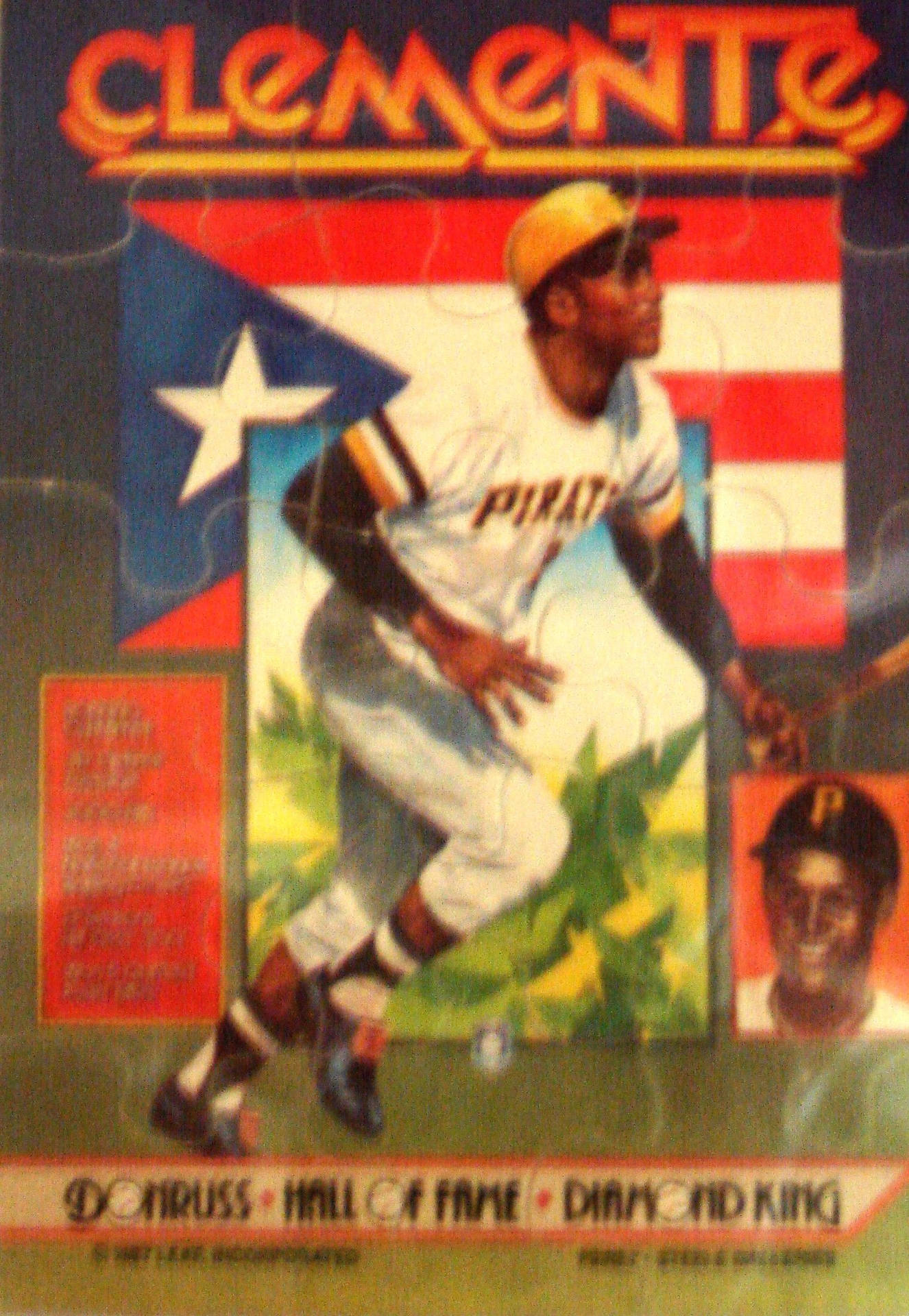 Download Roberto Clemente 1987 Baseball Card Wallpaper