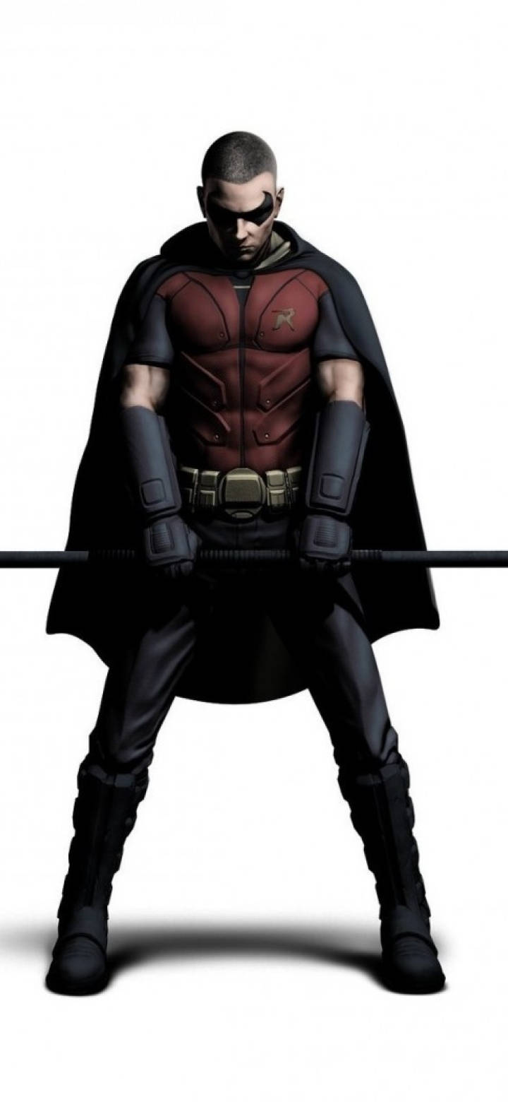 Robin From Batman Arkham City Iphone Wallpaper