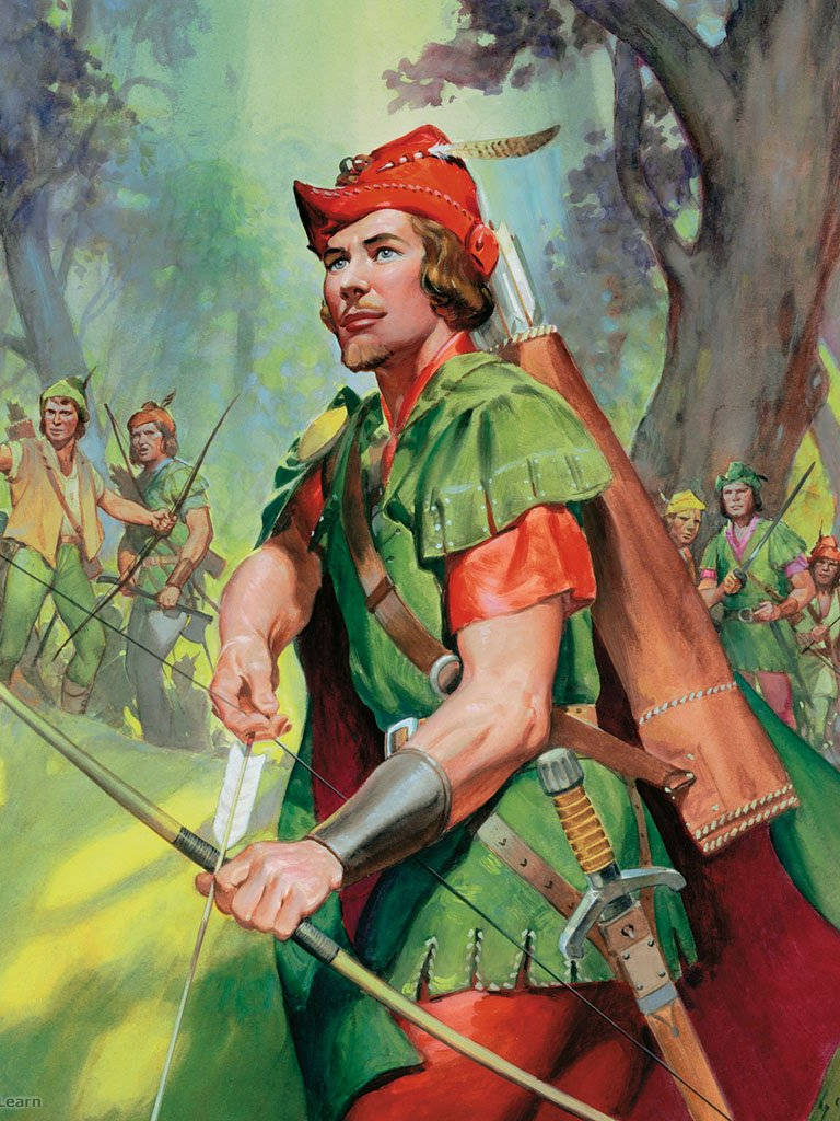 Robin Hood Classic Fantasy Painting