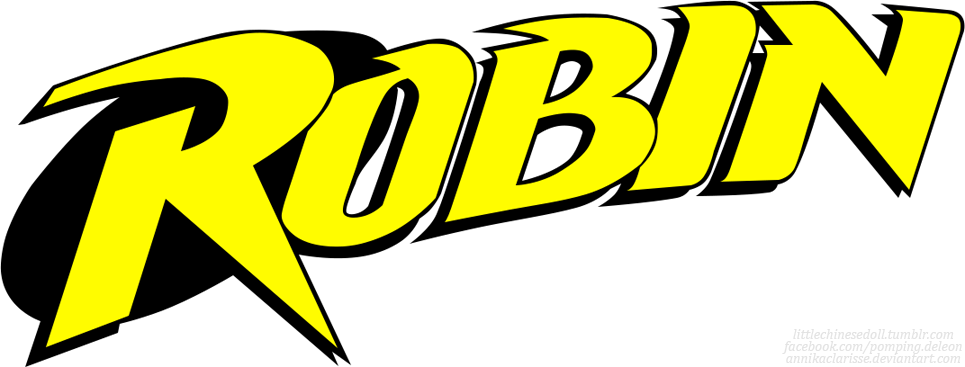 Robin Superhero Logo PNG