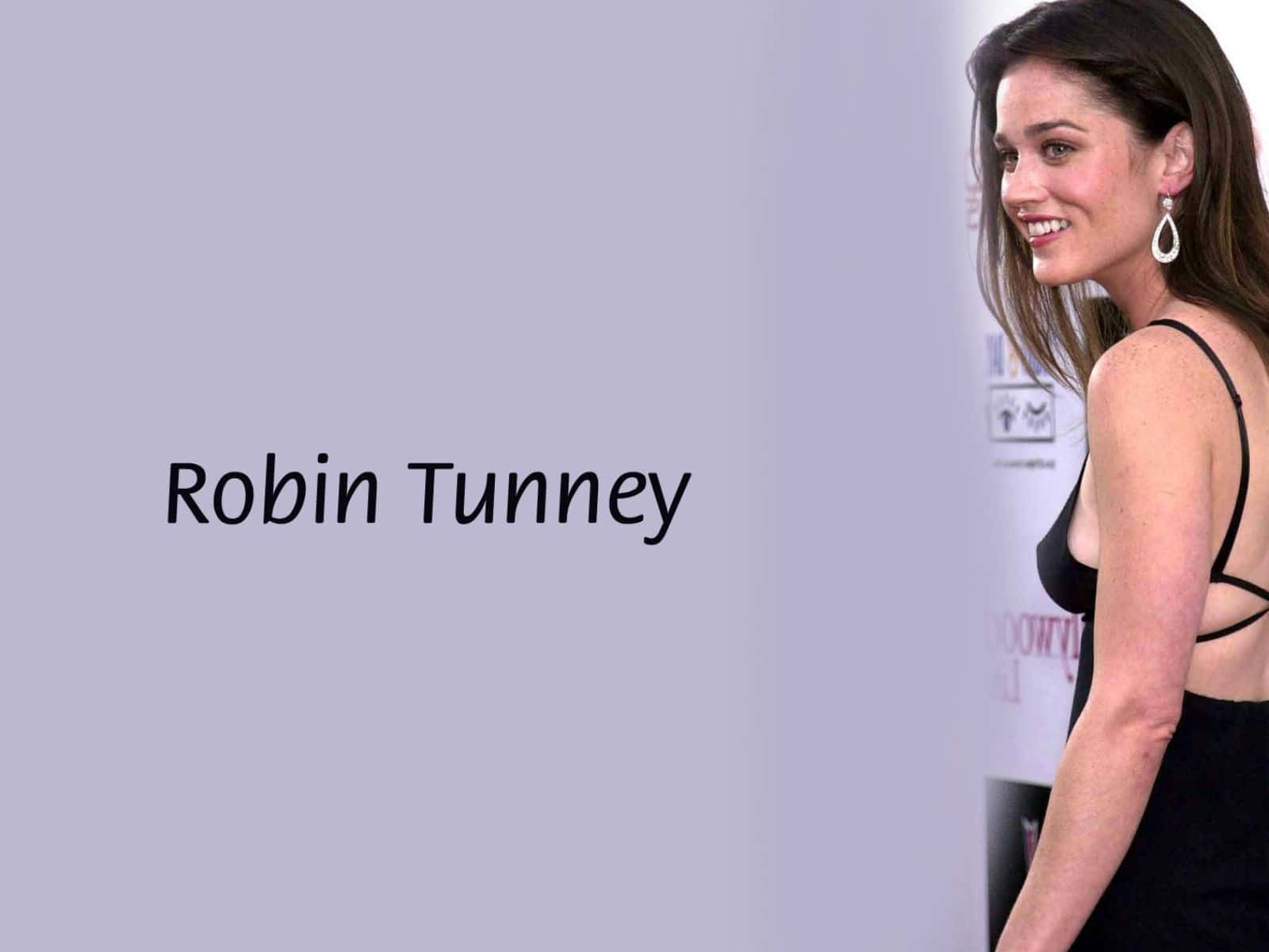 Actress Robin Tunney in a captivating pose Wallpaper