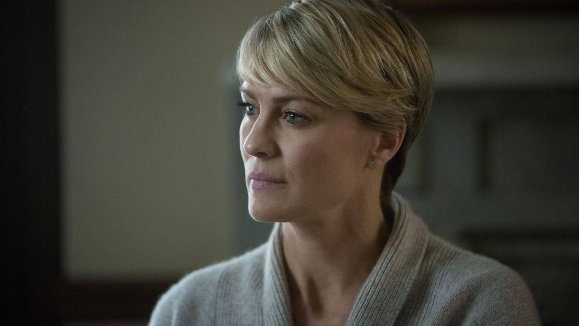 Robinwright Als Charakter Claire Underwood Wallpaper