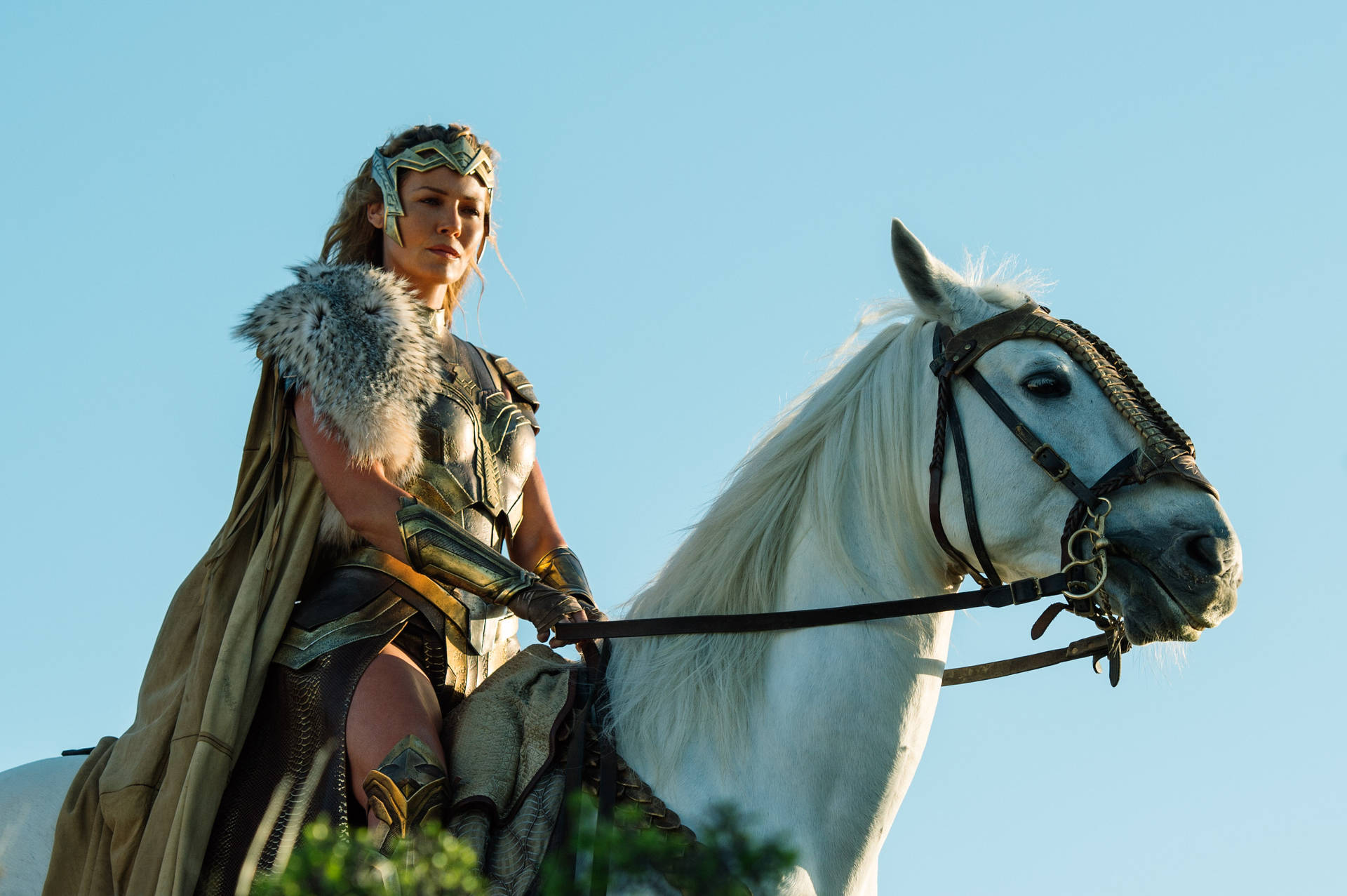 Robin Wright As The Amazon Fighter Antiope Background