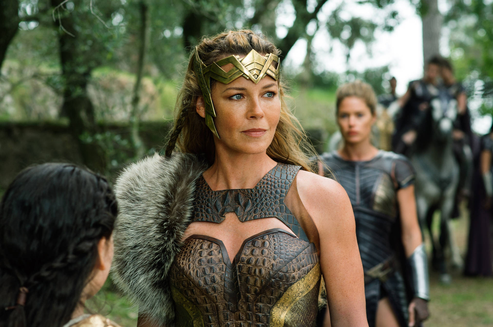 Robin Wright Comic Book Character Antiope Wallpaper