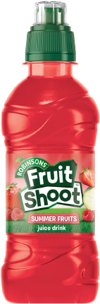 Robinsons Fruit Shoot Summer Fruits Juice Drink Bottle PNG