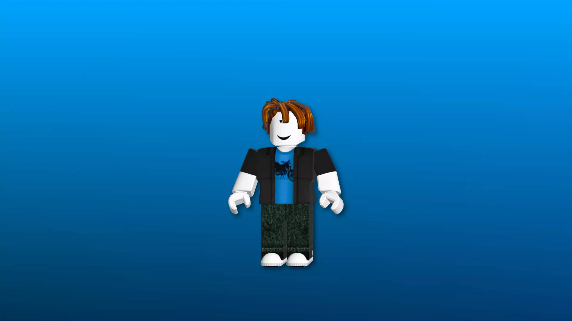 Scarica lo sfondo del Roblox Avatar Blu | Wallpapers.com