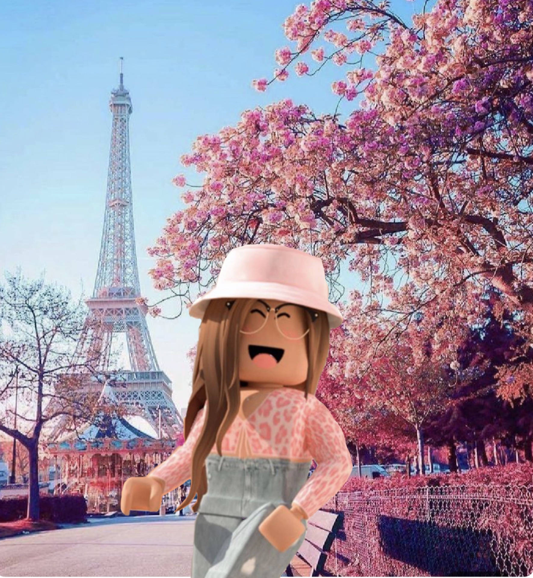 Download Roblox Avatar In Paris Wallpaper