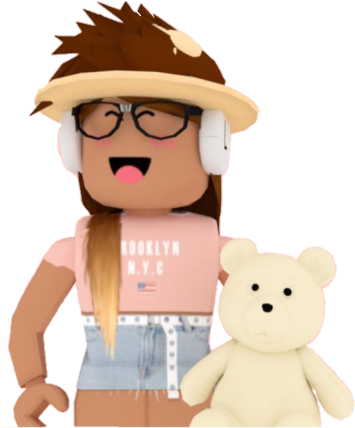 Download Roblox Avatarwith Teddy Bear | Wallpapers.com